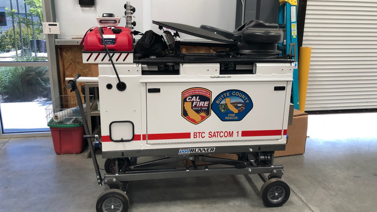 Butte County Fire Department's new satellite communcations tool (Photo Courtesy of the Butte County Fire Department)